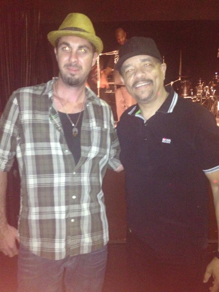 The Exhausted Chef with a famous rapper